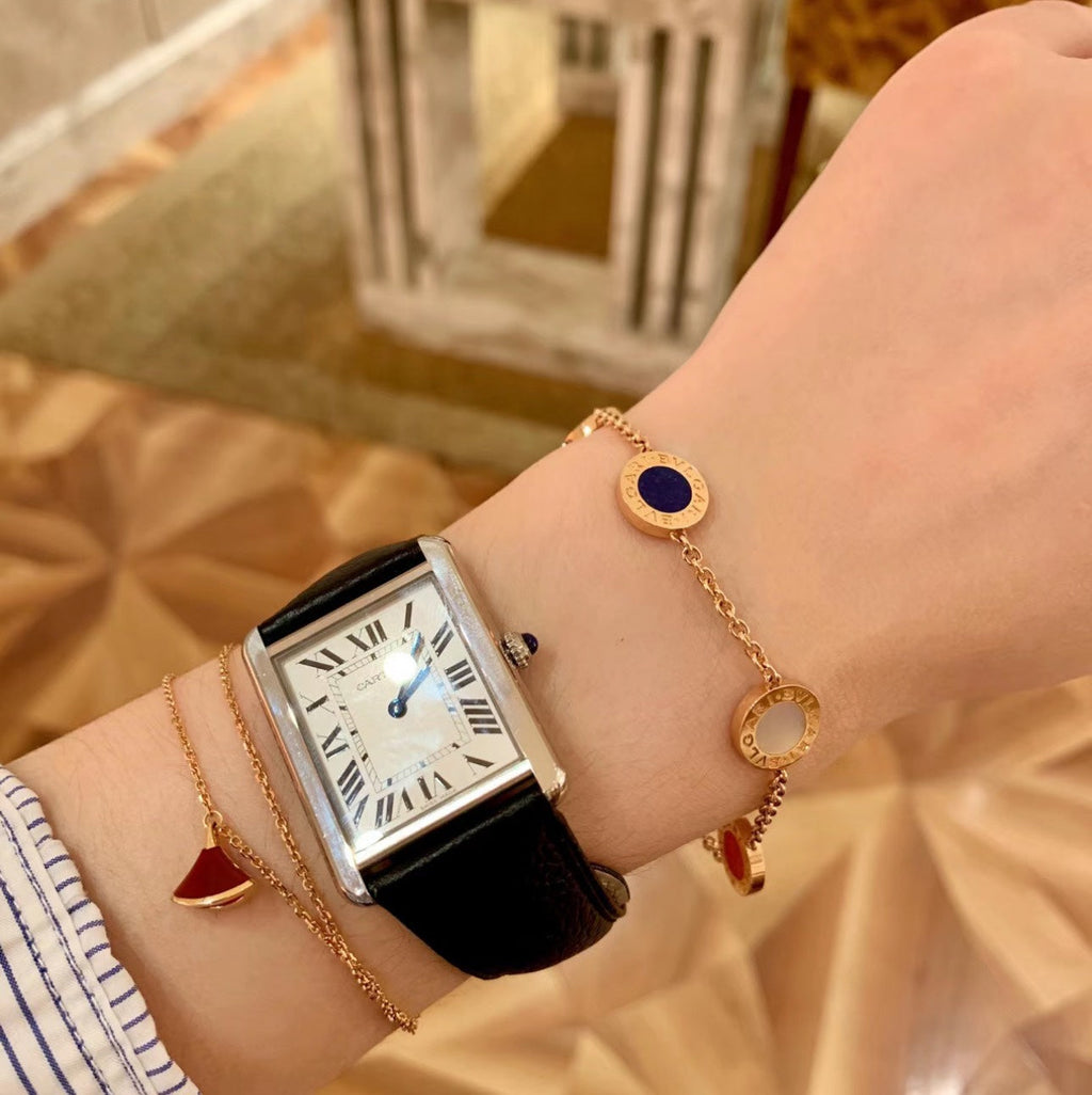 18K BVLGARI BV Carnelian Bracelet