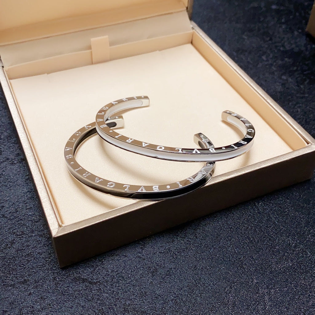18K BVLGARI B.Zero1 White Ceramic Bracelet