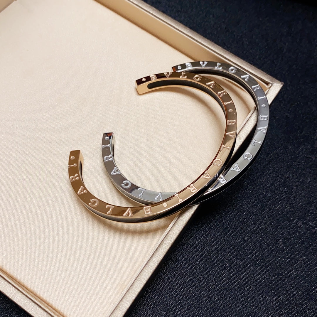 18K BVLGARI B.Zero1 White Ceramic Bracelet