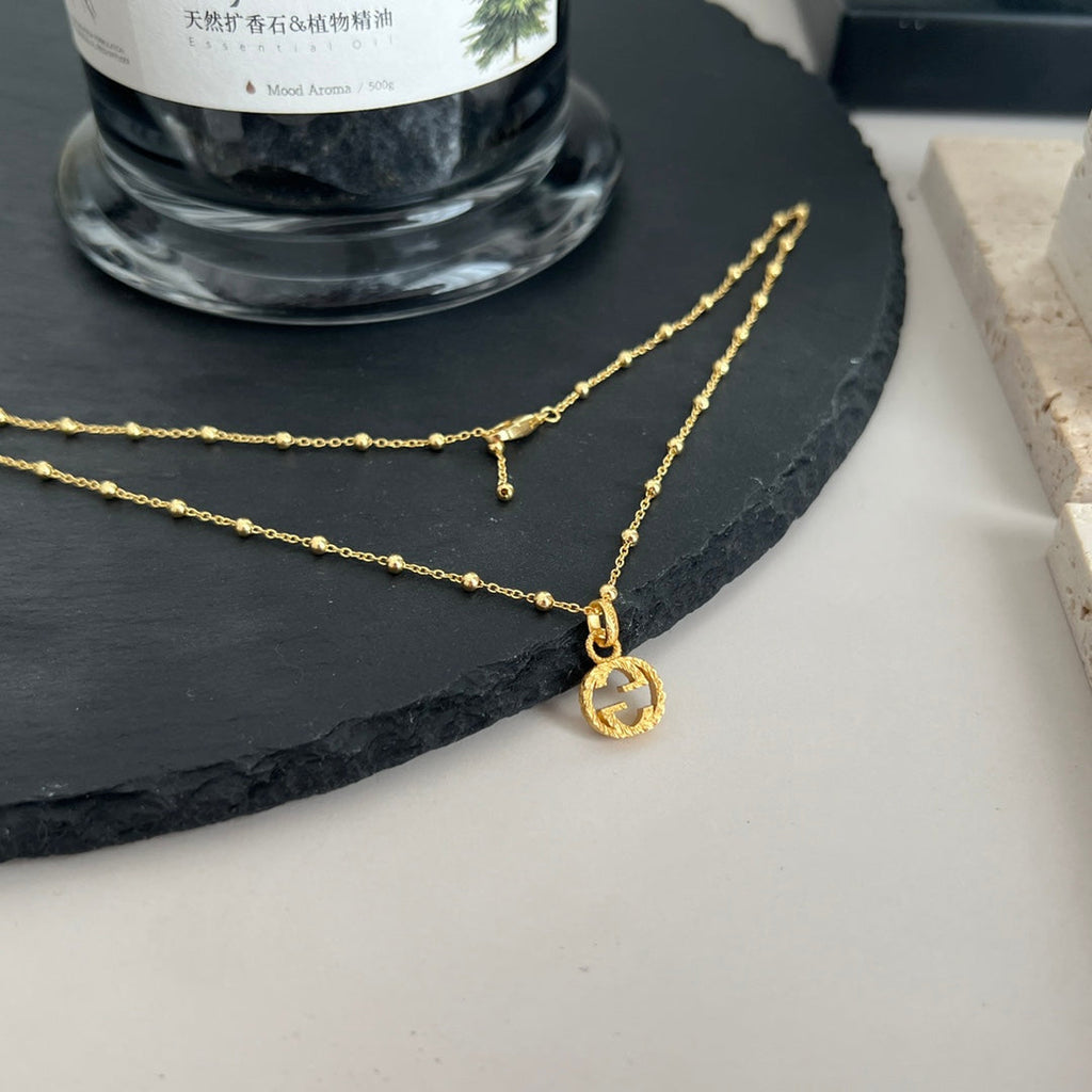 18K Gucci Interlocking G Necklace