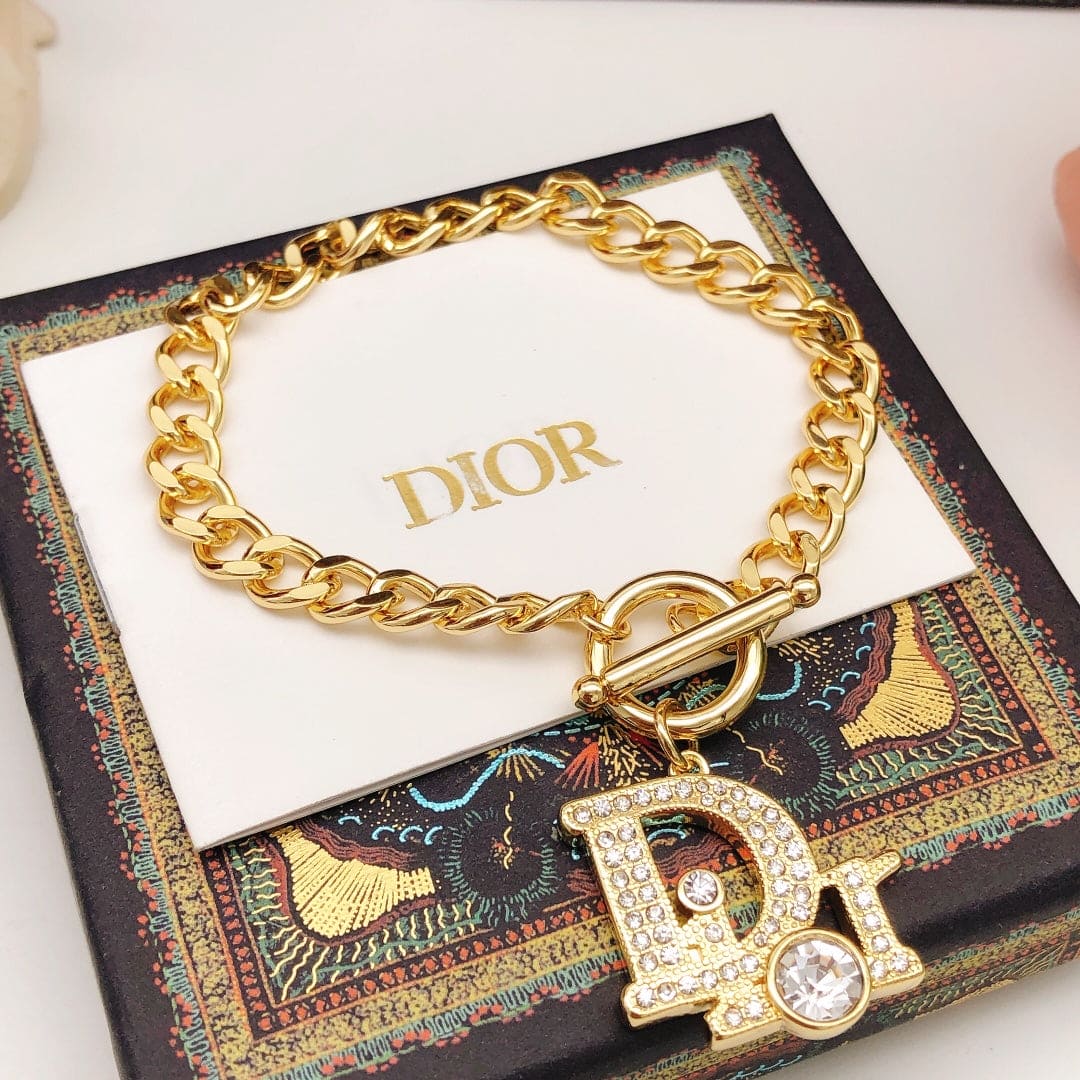 18K Dior Diamonds Chain Bracelet