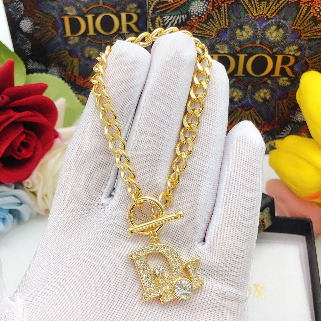 18K Dior Diamonds Chain Bracelet