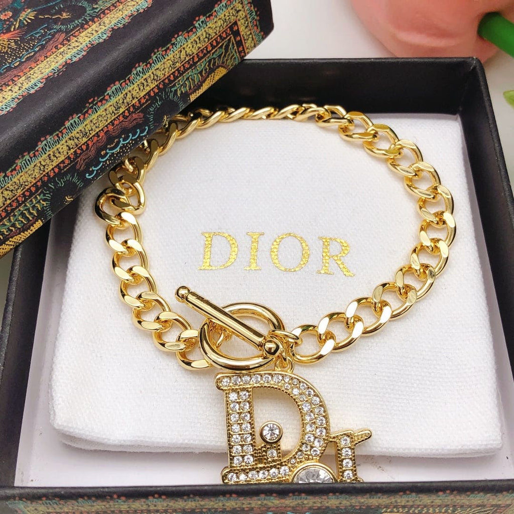 18K Dior Diamonds Chain Bracelet