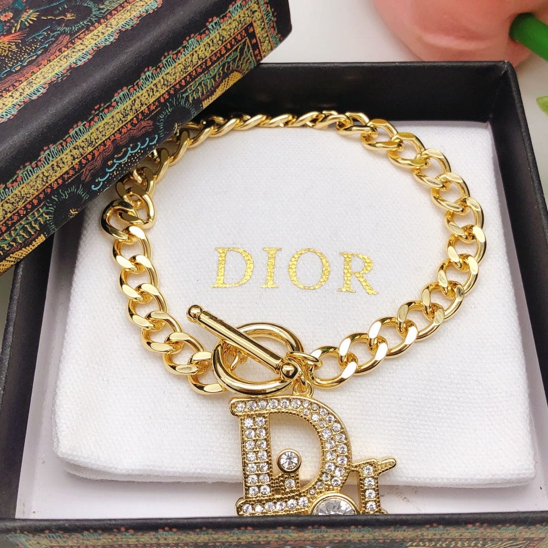 18K Dior Diamonds Chain Bracelet