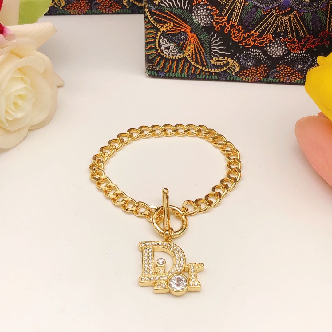 18K Dior Diamonds Chain Bracelet