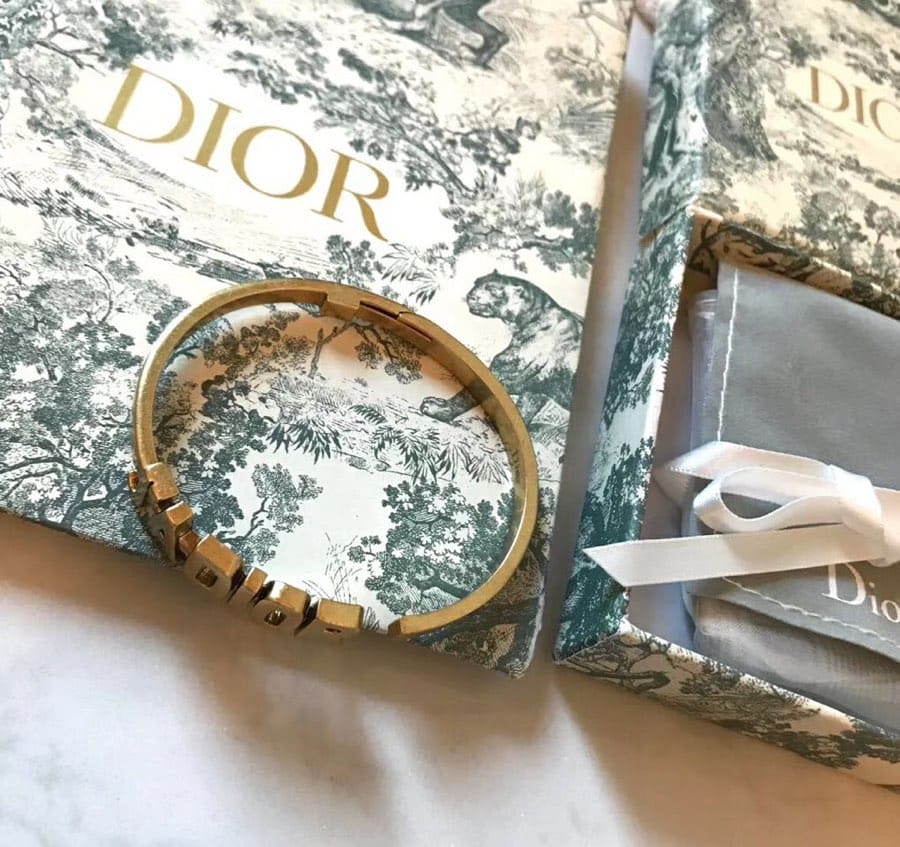 18K Dior J'Adior Open Cuff Bracelet