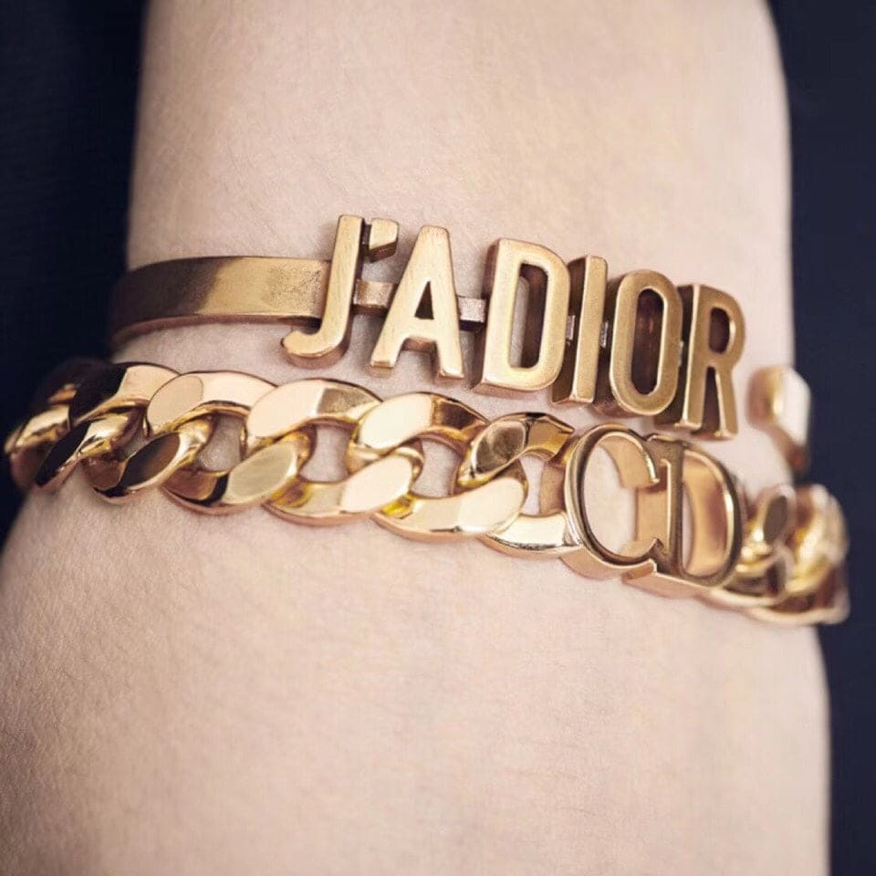 18K Dior J'Adior Open Cuff Bracelet