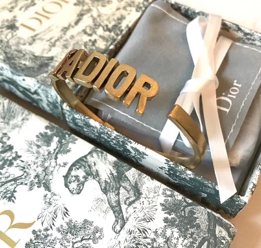 18K Dior J'Adior Open Cuff Bracelet