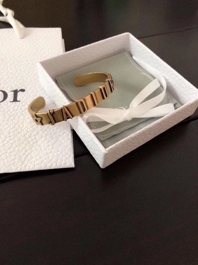 18K Dior J'Adior Star Open Cuff Bracelet