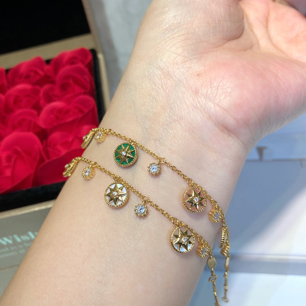 18K Dior Rose Des Vents Bracelet