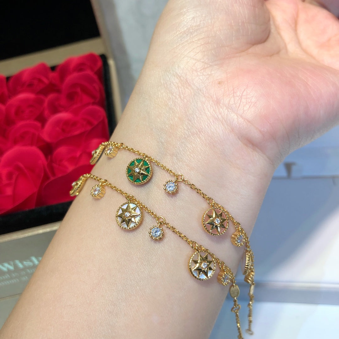18K Dior Rose Des Vents Bracelet