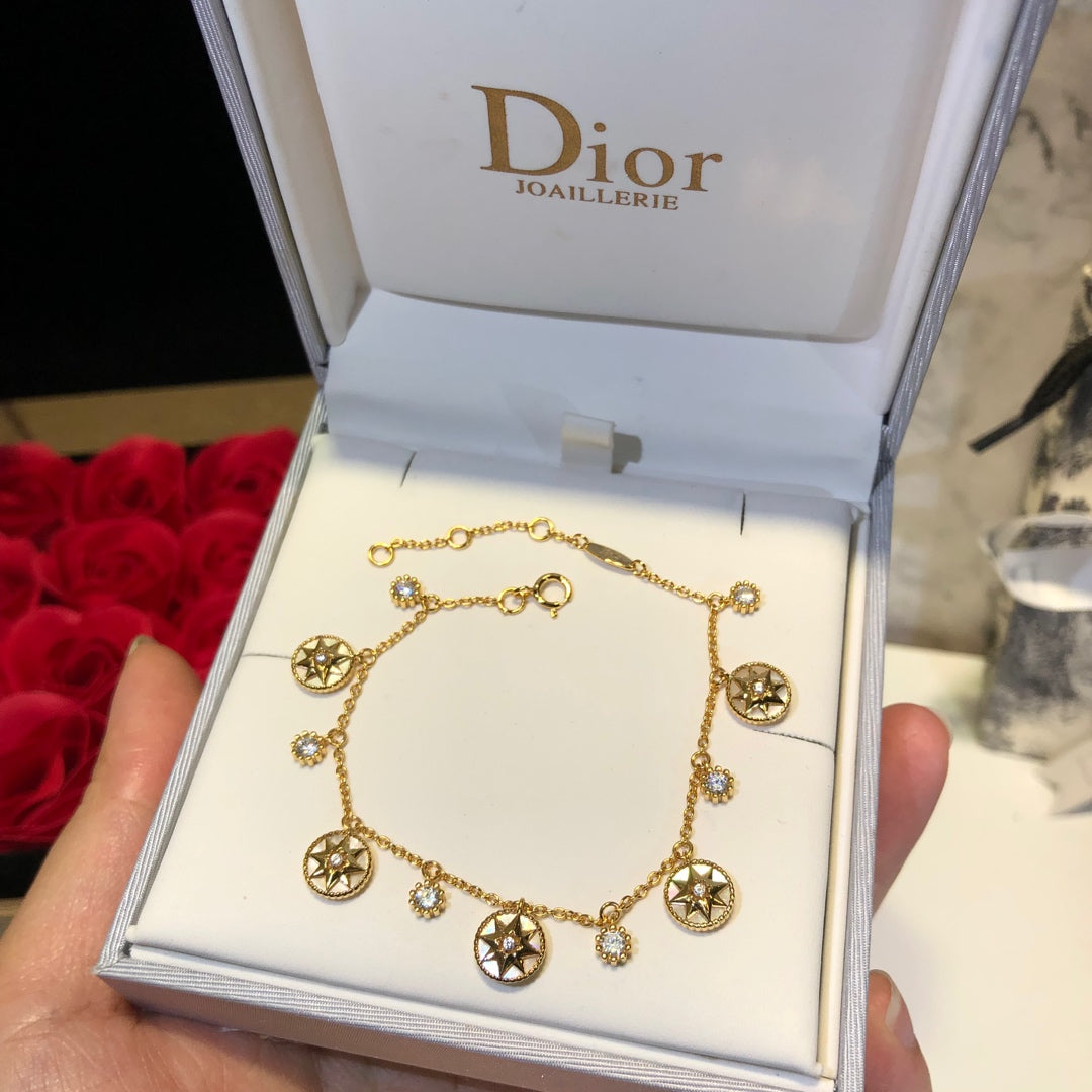 18K Dior Rose Des Vents Bracelet