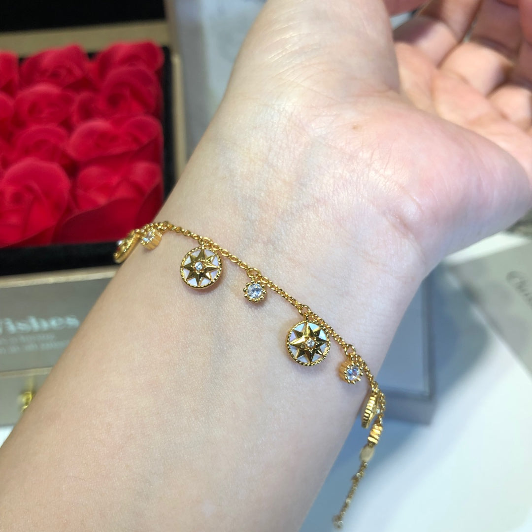 18K Dior Rose Des Vents Bracelet