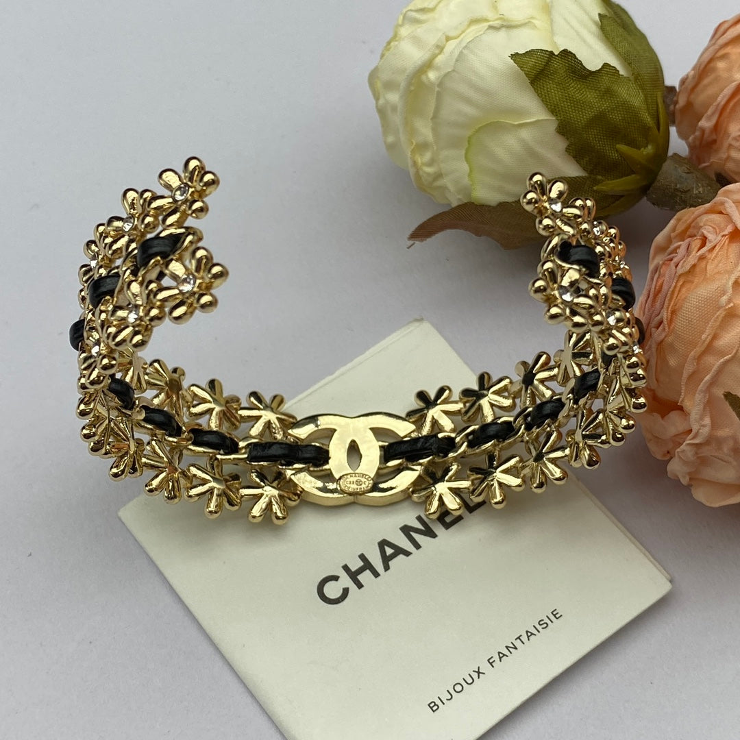 18K Chanel 2023 Black Cuff Bracelet