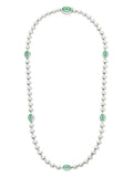 Gucci Interlocking G Green Necklace