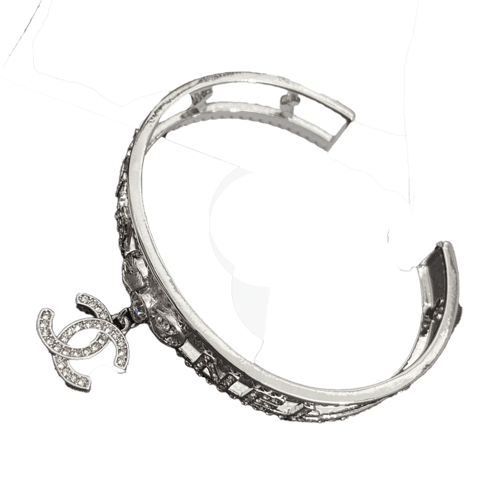 18K Chanel Diamond Open Bracelet
