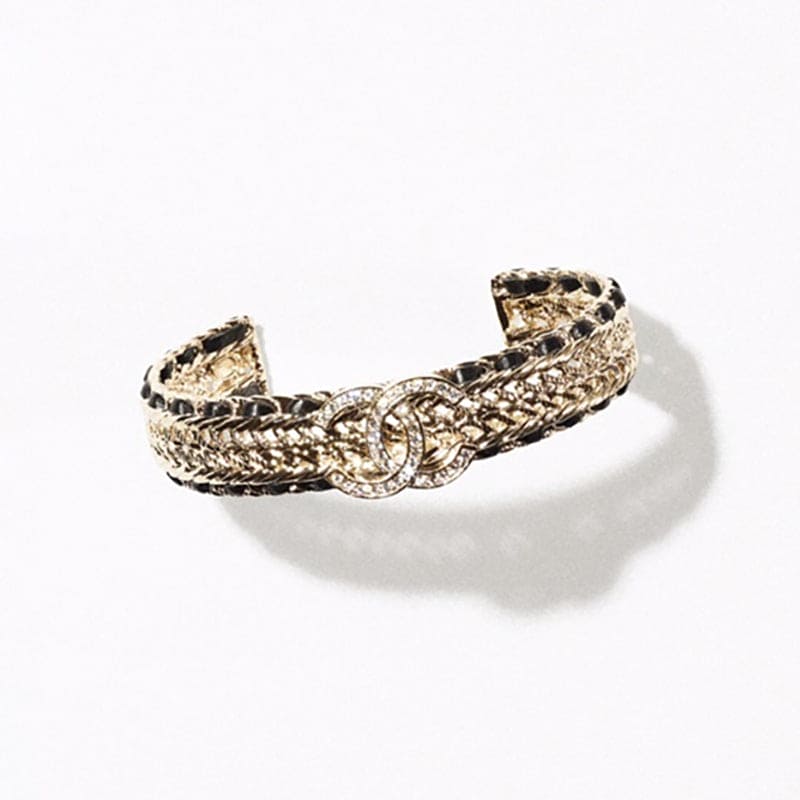 18K Chanel 2022 Black Cuff Bracelet