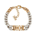 18K Dior Revolution Crystals Gold Tone Bracelet