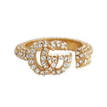 18K Gucci Crystal Ring