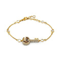 18K Gucci Crystal Key Bracelet