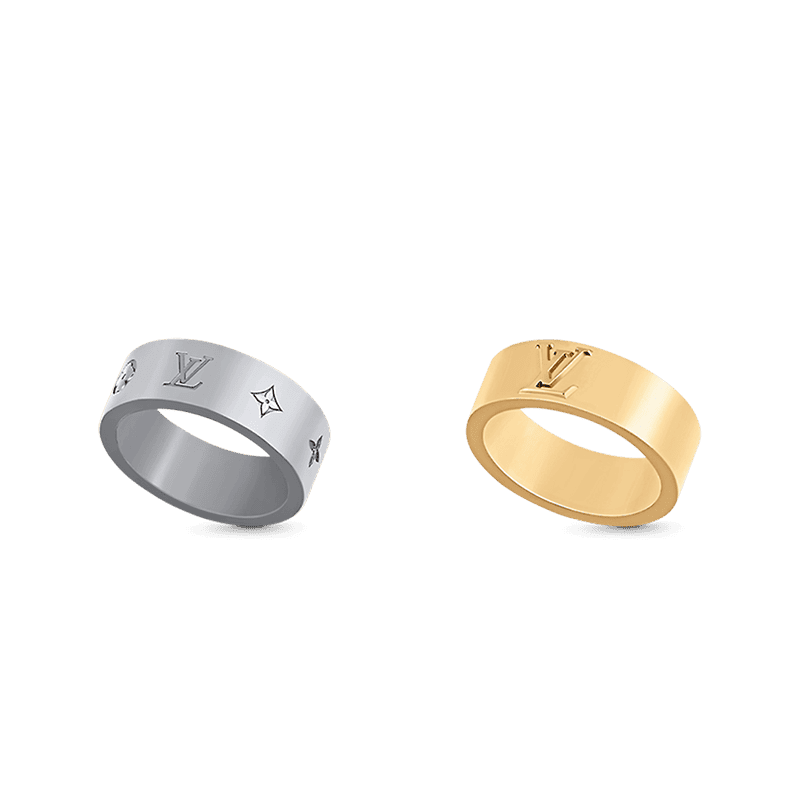 18K Louis Vuitton Instinct Set of 2 Rings