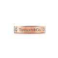 18K Tiffany Rose Gold T Wedding Ring