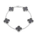 18K Van Cleef & Arpels Vintage Alhambra Five Motifs Clover Bracelet