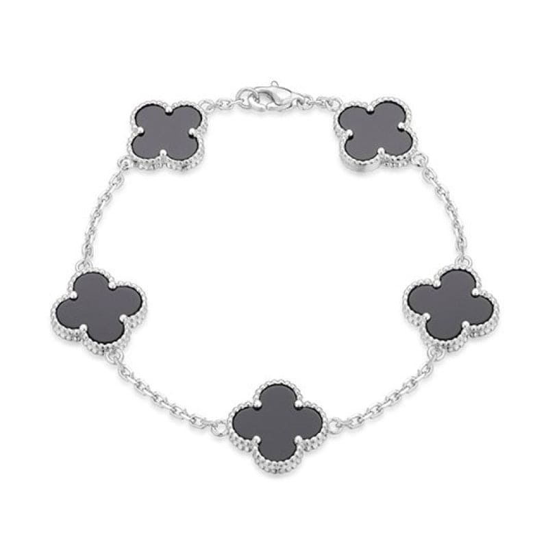 18K Van Cleef & Arpels Vintage Alhambra Five Motifs Clover Bracelet