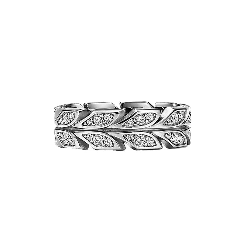 18K Tiffany White Gold Victoria Vine Ring