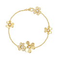 18K Van Cleef & Arpels Frivole Diamonds Clover Bracelet