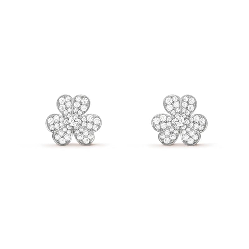 18K Van Cleef & Arpels Frivole Small Model Earrings