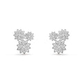 18K Van Cleef & Arpels Lotus Three Flowers Earrings
