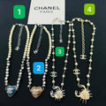 18K Chanel Pearl Necklace Collection Two