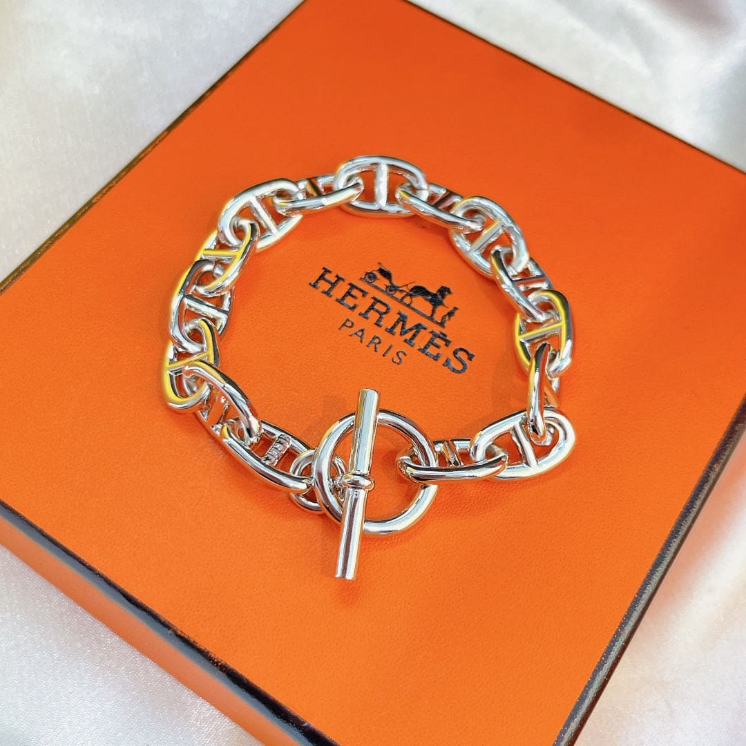 18K Cha?ne D'ancre Enchaee Hermes Bracelet