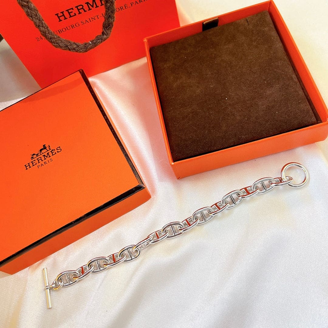 18K Cha?ne D'ancre Enchaee Hermes Bracelet