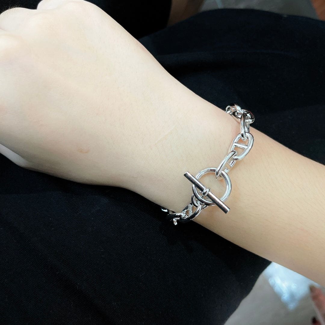 18K Cha?ne D'ancre Enchaee Hermes Bracelet