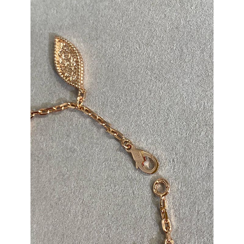 18K Van Cleef & Arpels Lucky Spring Five Motifs Clover Bracelet