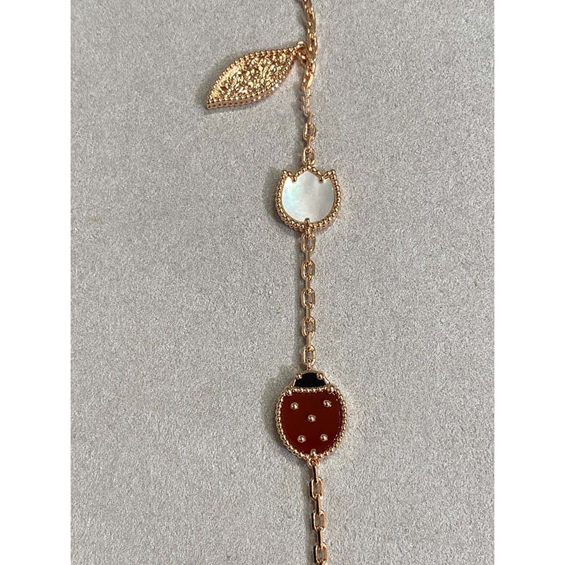 18K Van Cleef & Arpels Lucky Spring Five Motifs Clover Bracelet