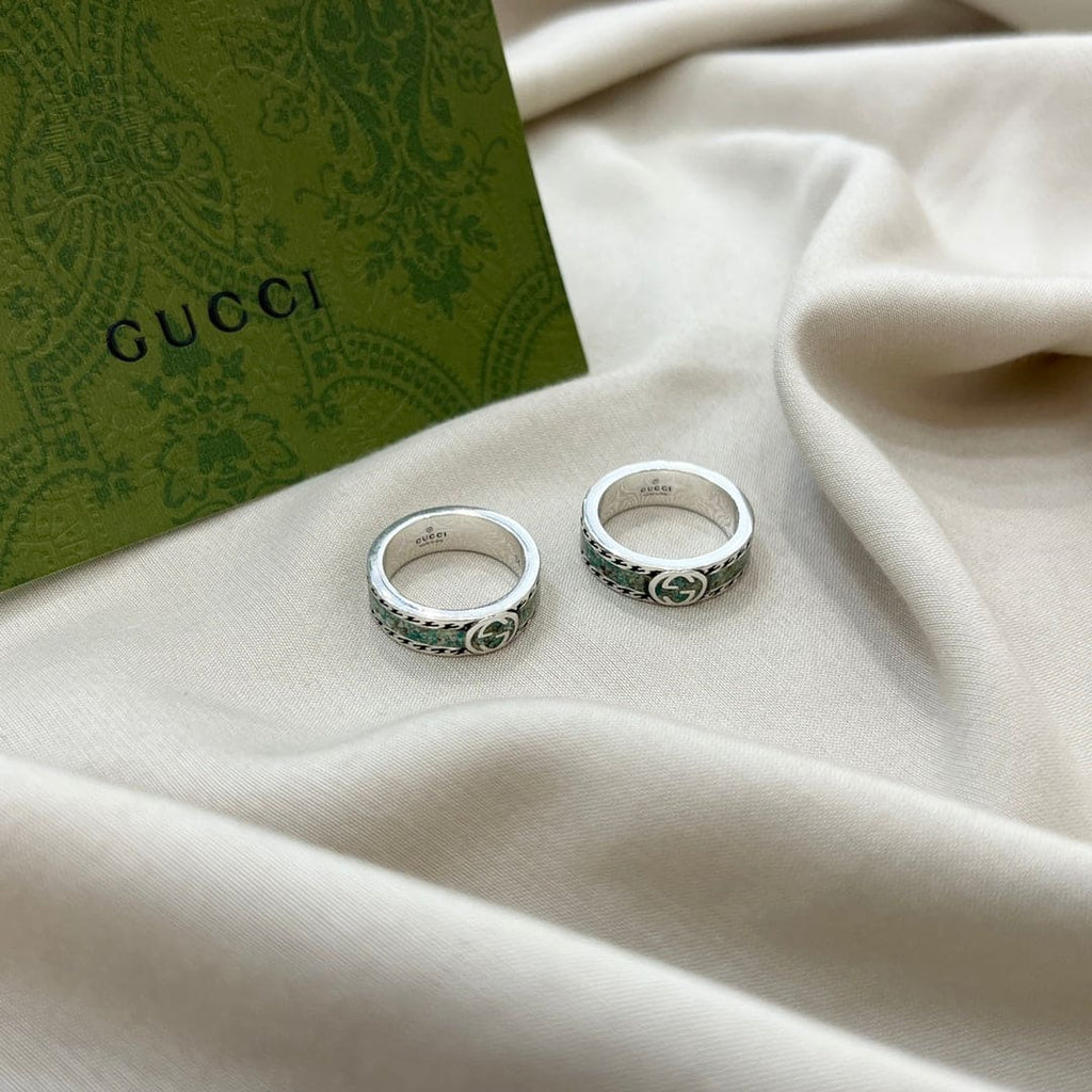 Gucci Interlocking G Turquoise Ring