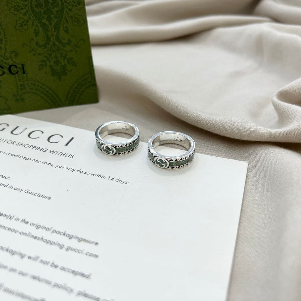 Gucci Interlocking G Turquoise Ring