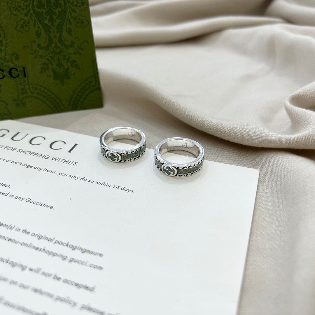 Gucci Interlocking G Turquoise Ring