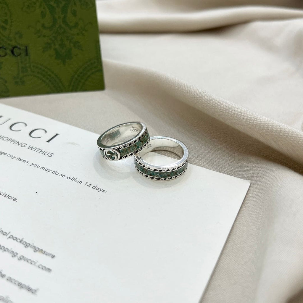 Gucci Interlocking G Turquoise Ring