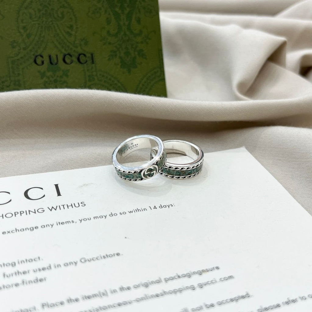 Gucci Interlocking G Turquoise Ring
