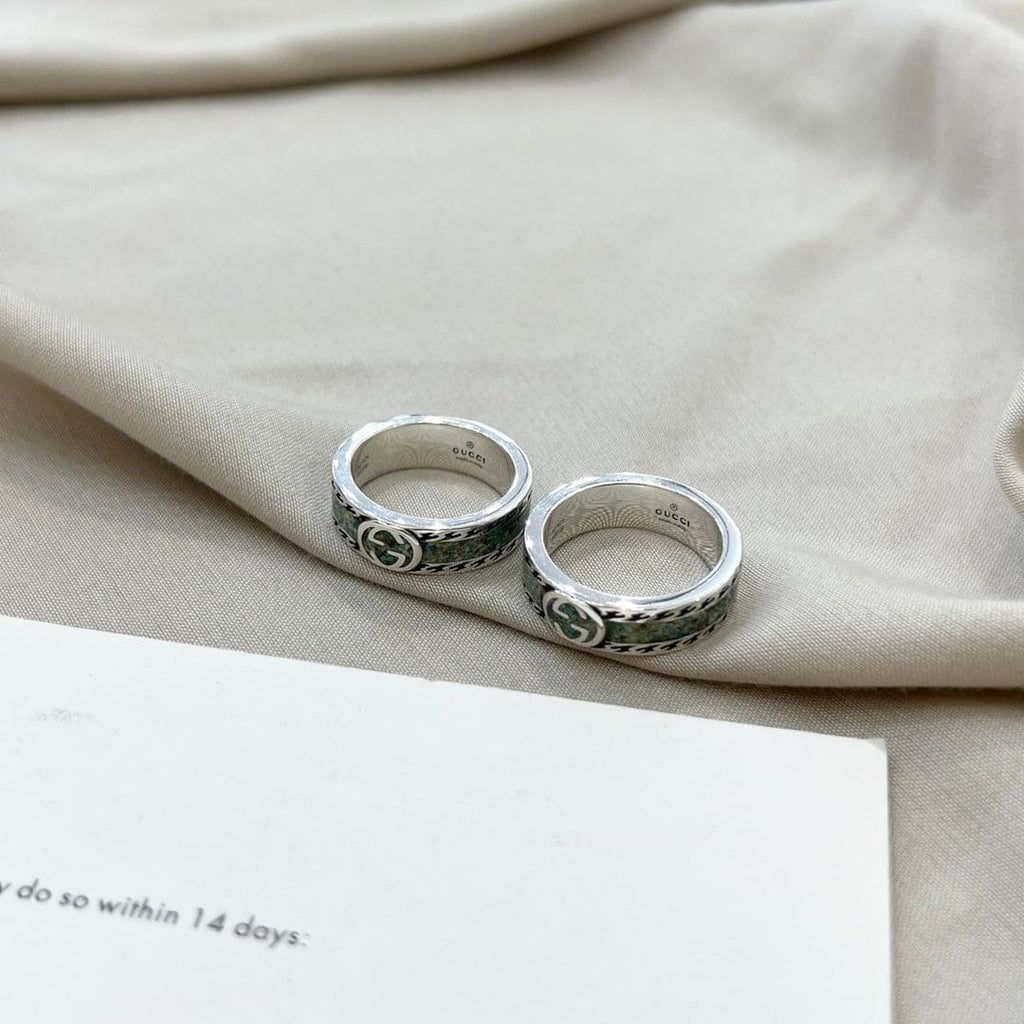 Gucci Interlocking G Turquoise Ring