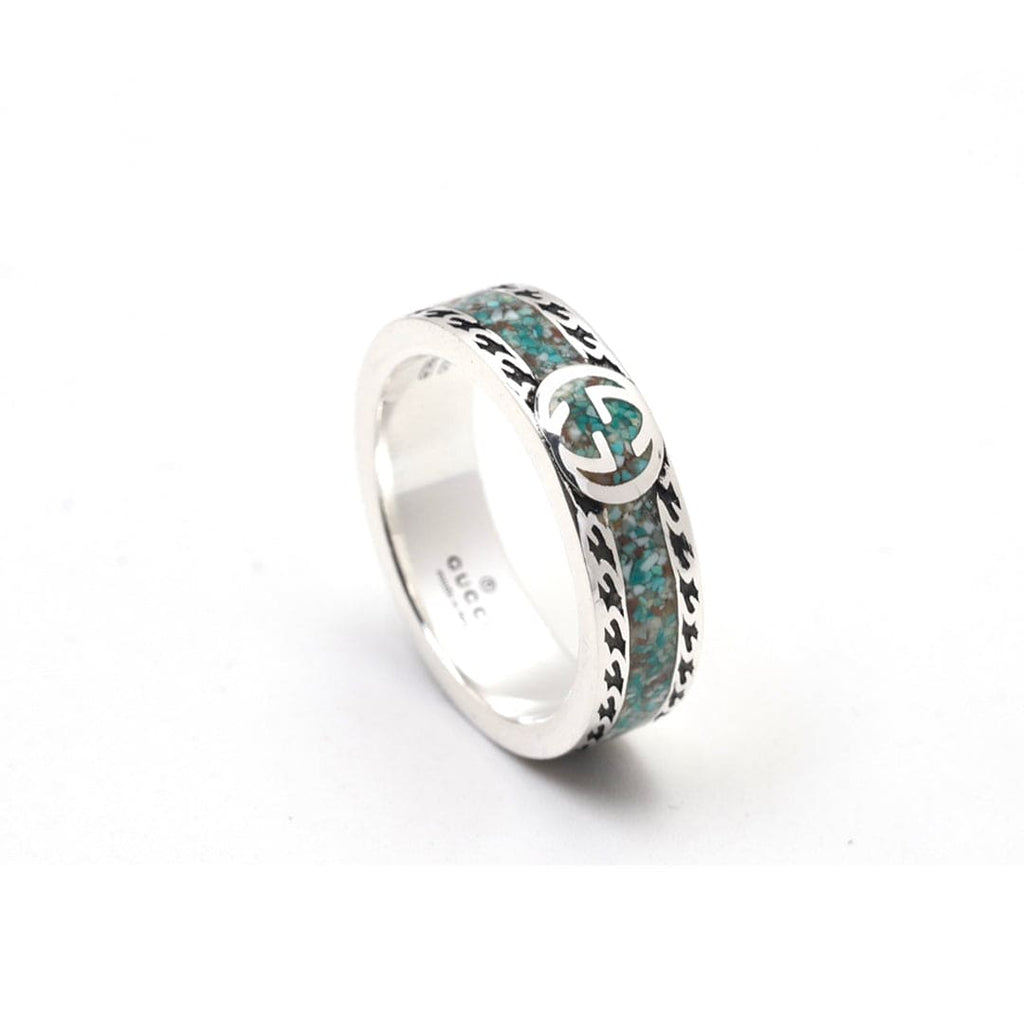 Gucci Interlocking G Turquoise Ring