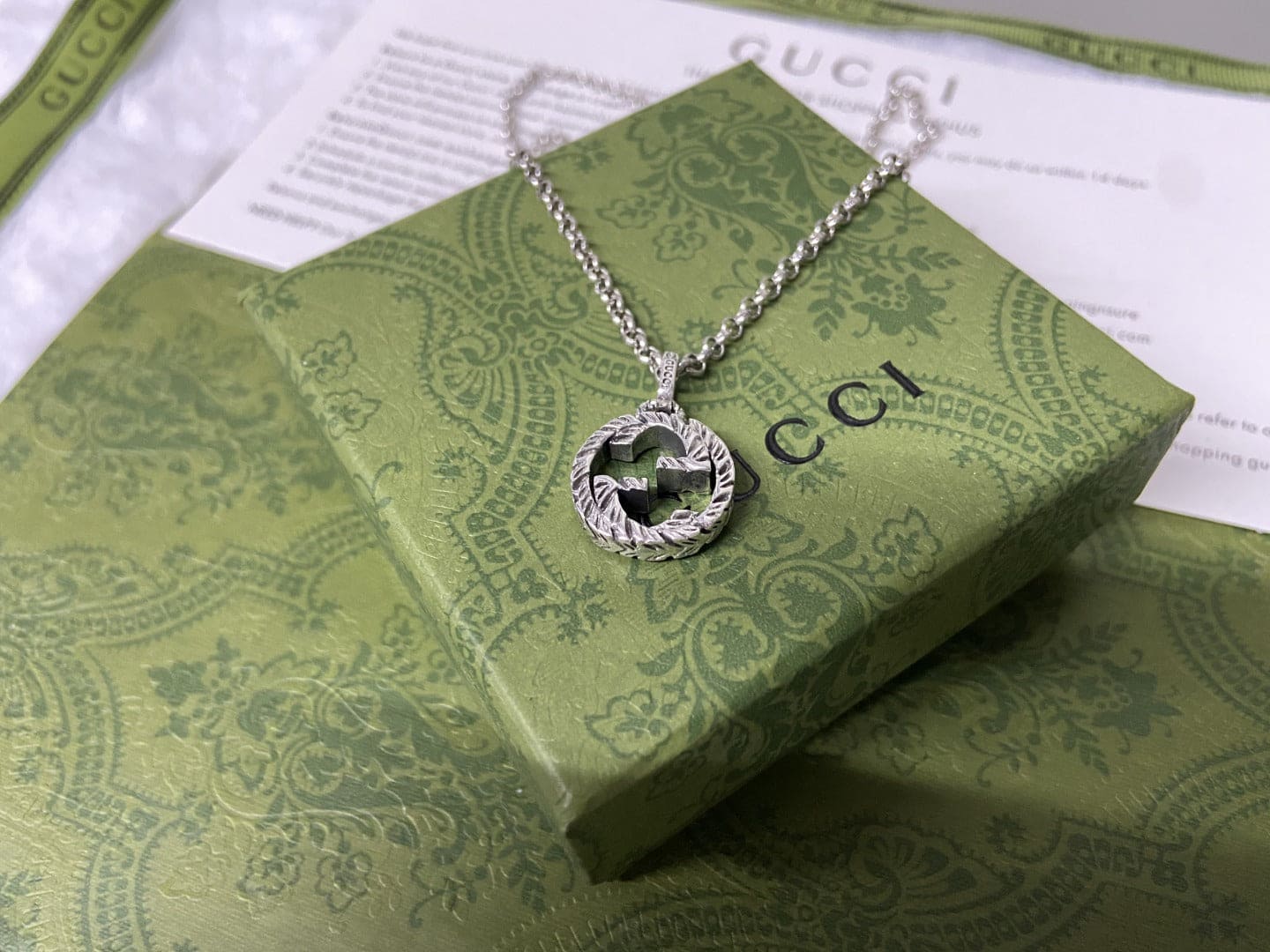 Gucci Interlocking G Pendant Necklace