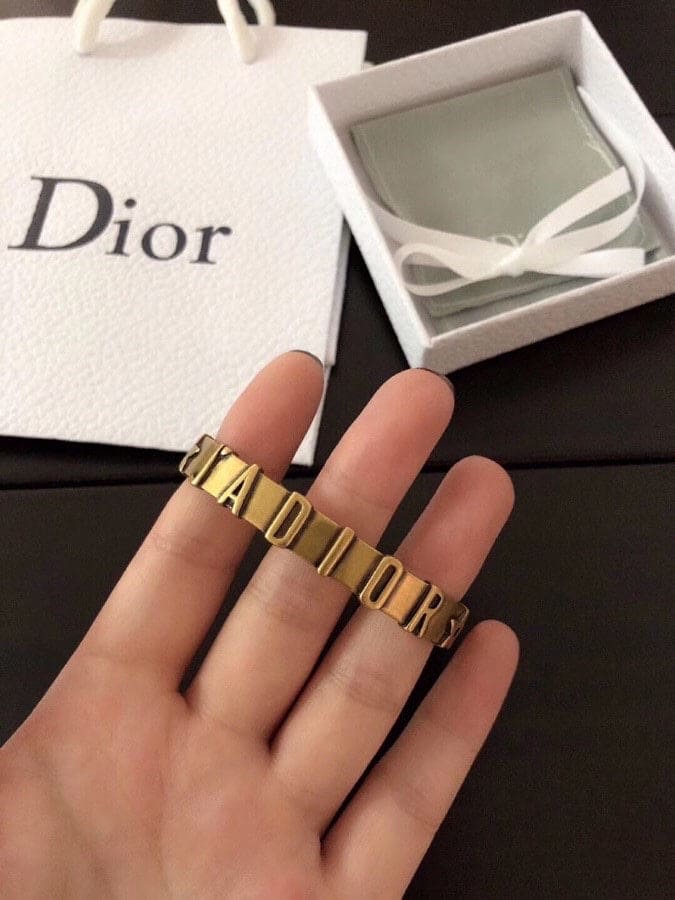 18K Dior J'Adior Star Open Cuff Bracelet