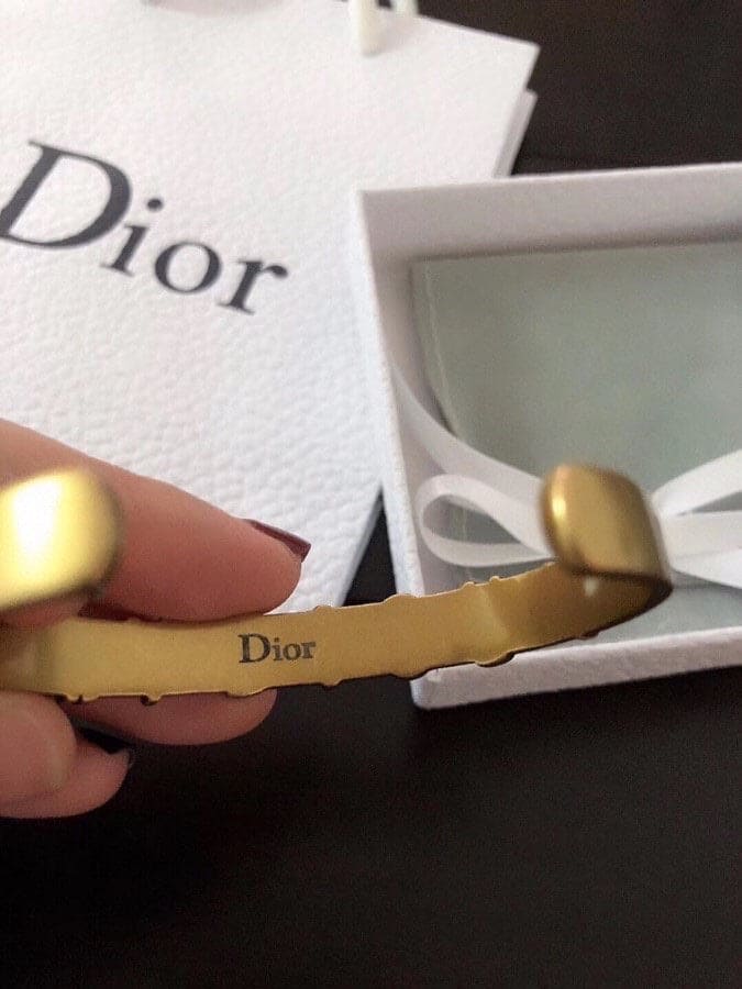 18K Dior J'Adior Star Open Cuff Bracelet