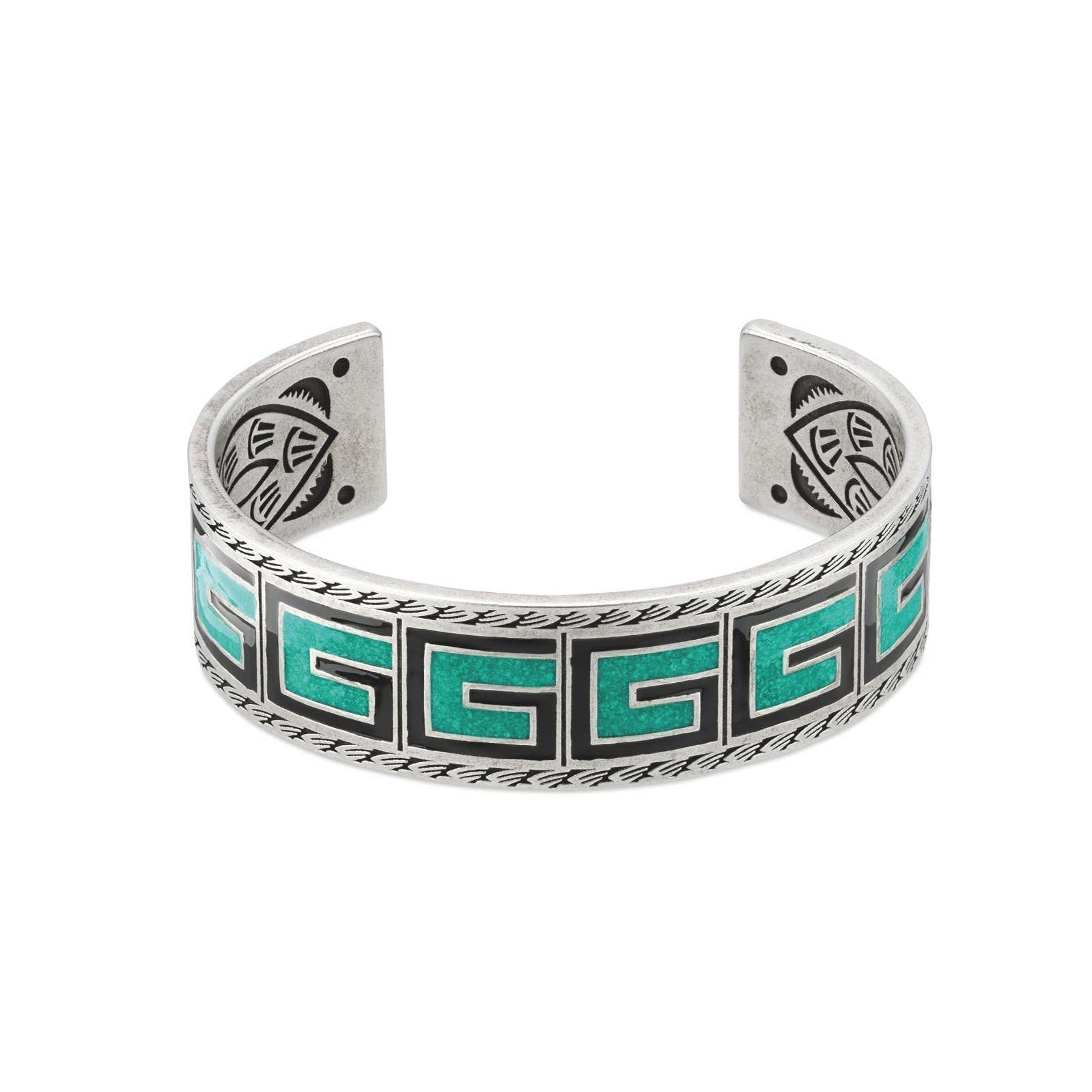 Gucci Cube Green Wide Bracelet