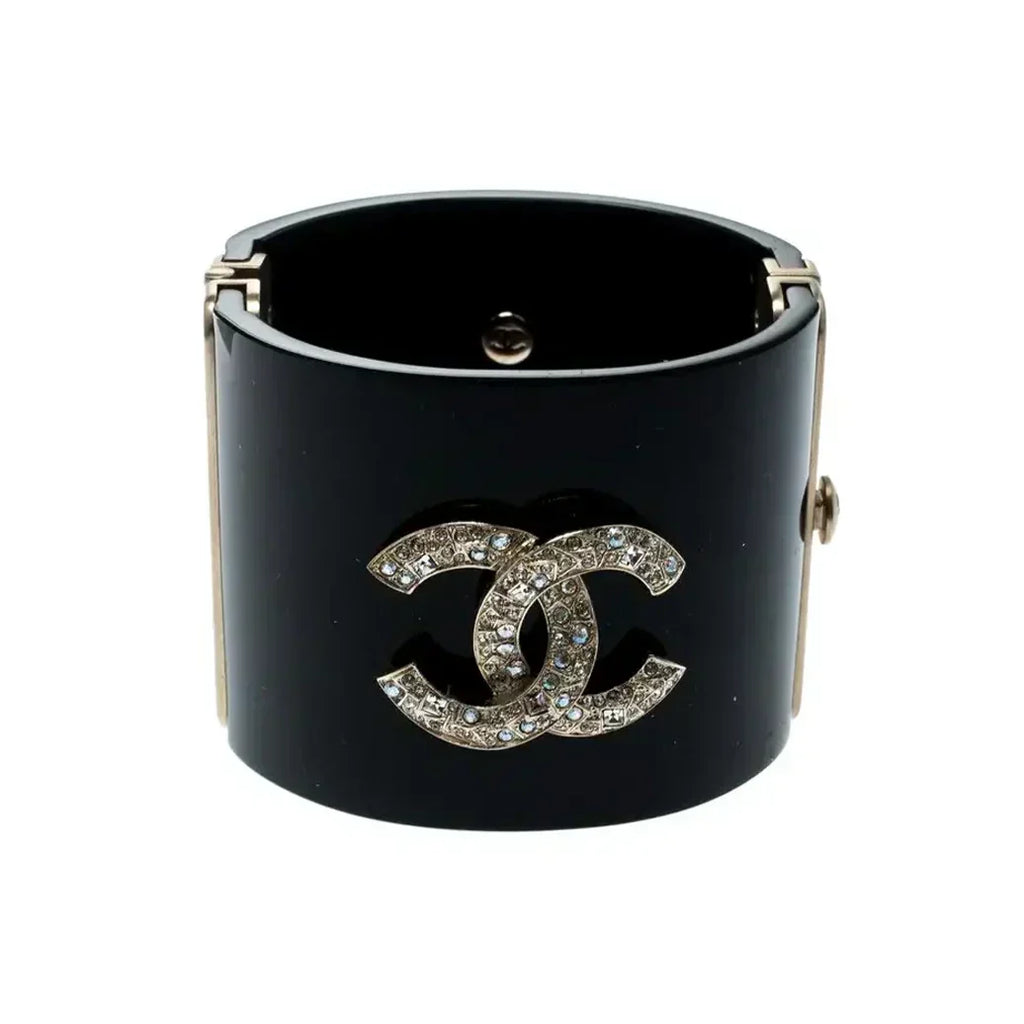 18K Chanel Crystal Cuff Bracelet
